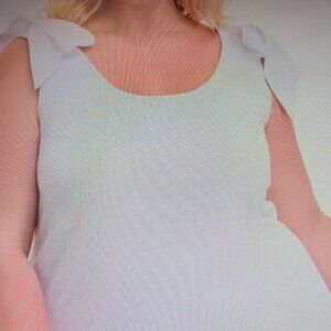 ON 34th Trendy Plus Size Bow-Shoulder Tank Top